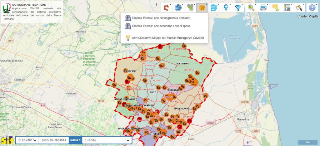 WebSIT Covid19 Bassa Romagna