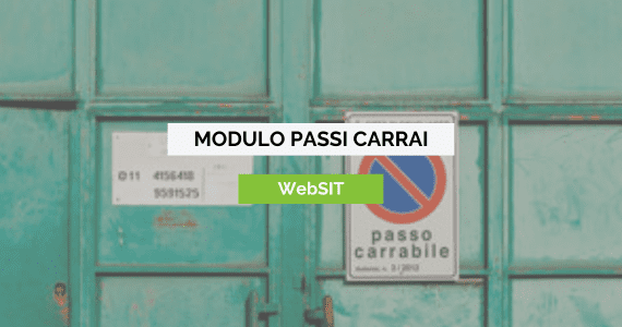 Modulo Passi Carrai